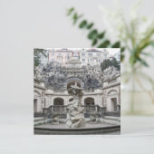 Carte Fontaine avec statue de Neptune à Prague (Debout devant)