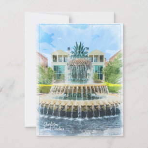 Carte Fontaine Charleston SC Pineappon