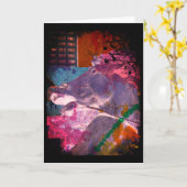 Carte Fontaine Cheval Kansas City Plaza (Fleur jaune)