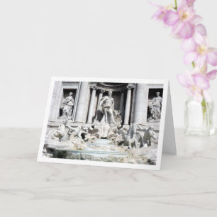 Carte Fontaine de Trevi, Rome, Italie