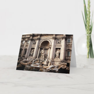 Carte Fontaine de Trevi Rome Italie Voyage