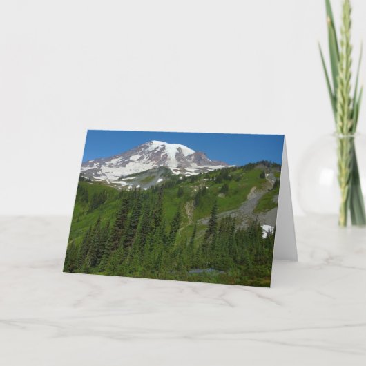 Carte Fonte glaciaire au mont Rainier (Devant)