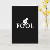 Carte Foot Vélo - Ventilateur Cycliste (Fleur jaune)