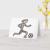 Carte Football (Fleur jaune)