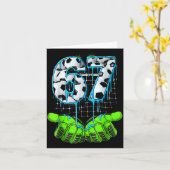 Carte Football 67 Six Seven Drôle Mème Gen Alpha (Fleur jaune)