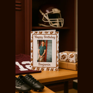 Carte Football Amant Anniversaire Photo de voeux