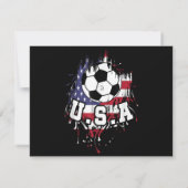 Carte Football américain USA (Dos)