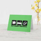 Carte Football amusant (Fleur jaune)