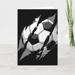 Carte Football Byll Griffe Marque Déchirure Égratignures