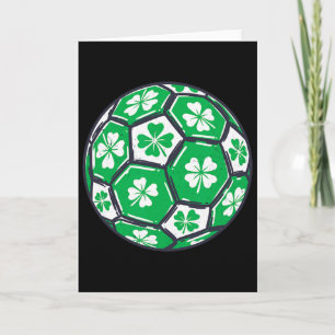 Carte Football Byll Irlande Trèfle Irlandais St Patrick