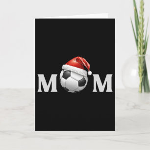 Carte Football Byll Noël Maman Fan Parent Entraîneur Jou