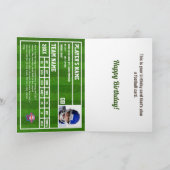 Carte Football Card (Intérieur)