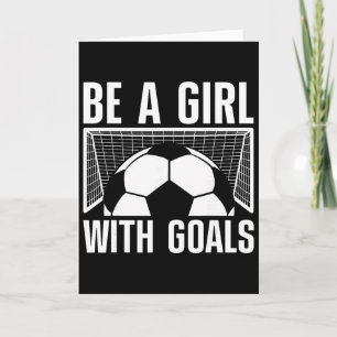 Carte Football Cool Pour Femmes Filles Amateurs De Footb