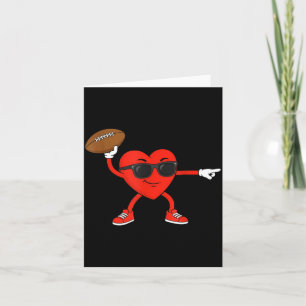Carte Football de la Saint-Valentin Cœur Jouant