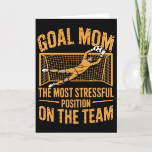 Carte Football, Goal Maman La Position La Plus Stressant