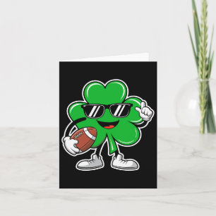 Carte Football Jour de la Saint Patrick Garçons Jour de