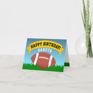 Carte Football Joyeux anniversaire