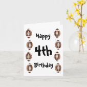 Carte Football Joyeux Anniversaire, ajouter des détails (Fleur jaune)