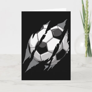 Carte Football Ll Griffe Marque Déchirure Éraflures Cool
