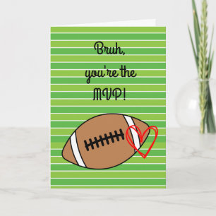Carte Football MVP Bruh Saint-Valentin