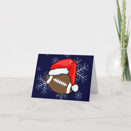 Carte - Football Père Noël décoratif (Devant)