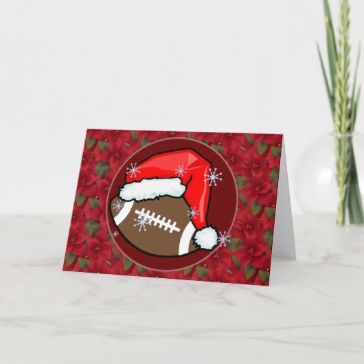 Carte - Football Père Noël décoratif (Devant)