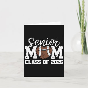 Carte Football Senior Mom Cl De 2026 Graduate Senior Mam