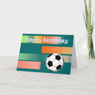 Carte Football Soccer anniversaire
