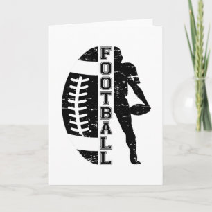 Carte Football Sports Game USA American Team Funny Gift
