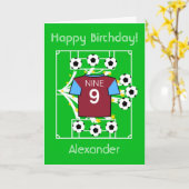 Carte Football Star (London Claret & Blue) (Fleur jaune)