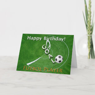 Cartes Footballeur D Anniversaire Zazzle Be