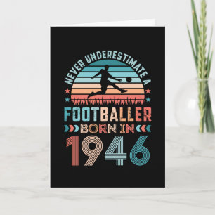 Carte Footballeur né 1946 Football 80e anniversaire Cade