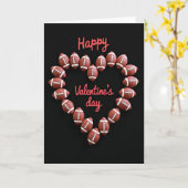 Carte Footballs Heart Pattern Card (Fleur jaune)