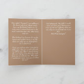 Carte Footprints in the Sand Inspirational Poem (Intérieur)