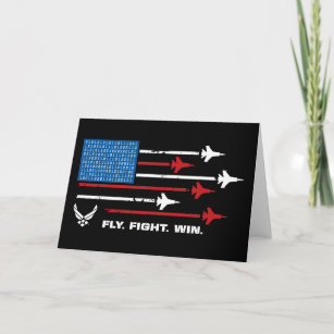 Carte Force aérienne américaine  Voler. Combattre. Win -