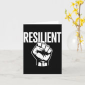 Carte Force mentale résiliente Estime de soi Motivation (Fleur jaune)