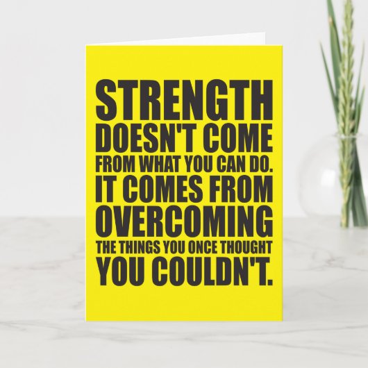 Carte Force - Mots Motivationnels (Devant)