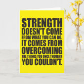 Carte Force - Mots Motivationnels (Fleur jaune)