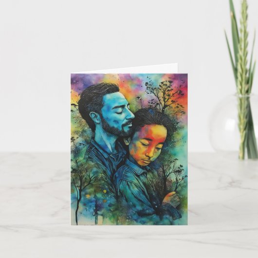 Carte "Force Silencieuse" - Une Fête des Pères émouvante (Devant)