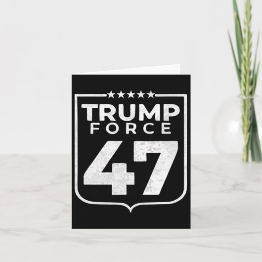 Carte Force Trump 47  (Devant)