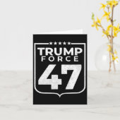 Carte Force Trump 47  (Fleur jaune)