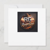 Carte Forest mushroom and gnome clock birthday card (Dos)