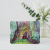 Carte forestcore Ladybug Juste pour dire bonjour (Debout devant)