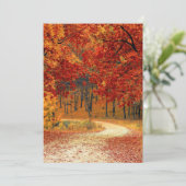 Carte forestière d'automne (Debout devant)