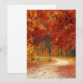 Carte forestière d'automne (Devant / Derrière)
