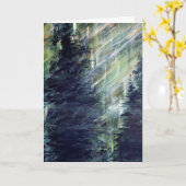 Carte Forêt à l'état Abstrait Bois vert (Fleur jaune)