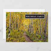 Carte Forêt d'arbre d'Aspen (Devant / Derrière)