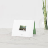 Carte Forêt de Bambou de Sagano - Kyoto, Japon (Dos)