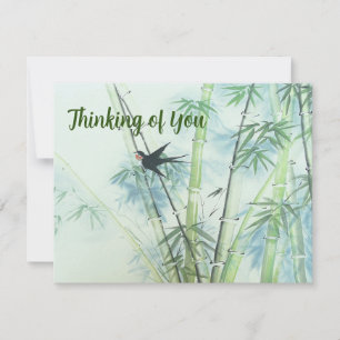 Carte Forêt de bambou - vert