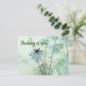 Carte Forêt de bambou - vert (Debout devant)